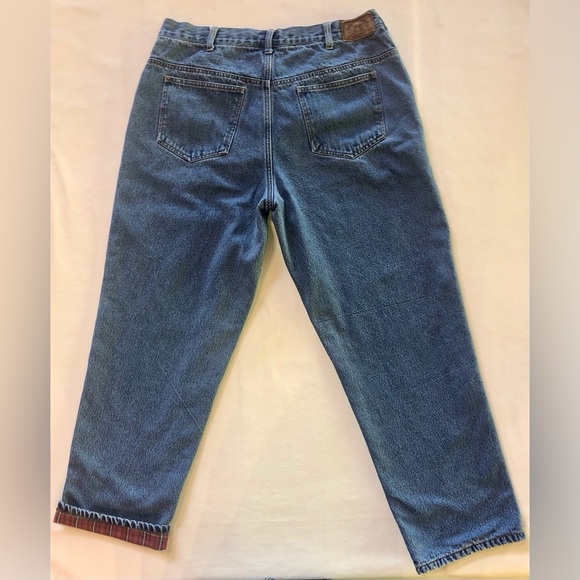 CABELA’S Lined Straight-Leg High-Rise Women’s Jeans (W18R L30) - Picture 4 of 17